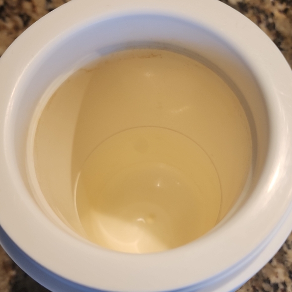 White and Green Insulated Mug Thermos soup 17 Oz. - Picture 2 of 7